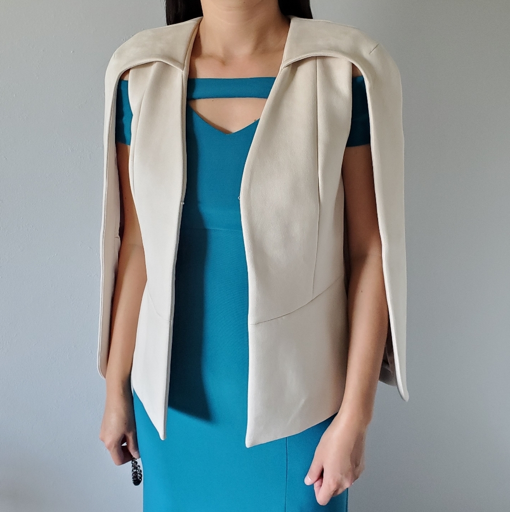 Cape. Love Token Faux Suede. XS